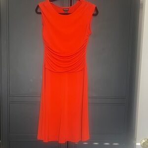 Enfocus Studio Vibrant Orange Midi Dress